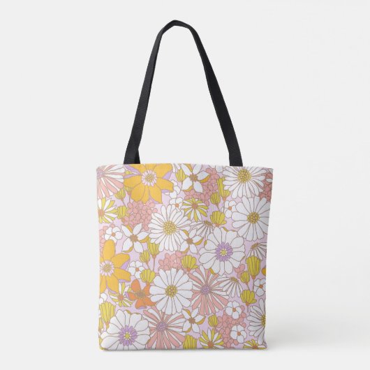 Romantische Blume Tasche (Rückseite)