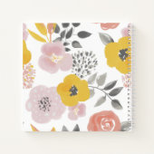 Romantische Blume Unsere Erinnerungen Notizblock (Rückseite)