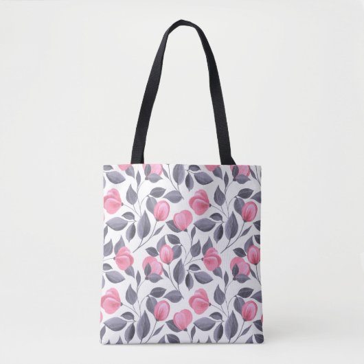 Romantische Blumen 1 Tasche (Vorderseite)