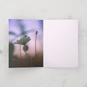 Romantische Blumen Boho – Botanische Fantasie Dank (Innen Abgelegt)