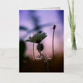 Romantische Blumen Boho – Botanische Fantasie Dank (Vorderseite)