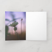 Romantische Blumen Boho – Botanische Fantasie Dank (Innen Abgelegt)