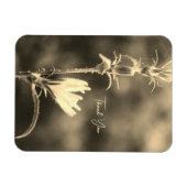 Romantische Blumen Boho – Botanische Fantasie Dank Magnet (Horizontal)