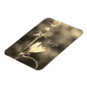 Romantische Blumen Boho – Botanische Fantasie Dank Magnet (Linke Seite)