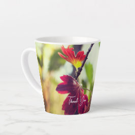 Romantische Blumen Boho – Botanische Fantasy Danke Milchtasse
