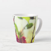 Romantische Blumen Boho – Botanische Fantasy Danke Milchtasse (Rechte Ecke)