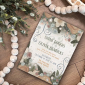 Romantische Blumen Elegante Moderne Inspirivity We Einladung