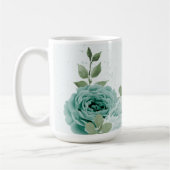 romantische Blumen Kaffeetasse (Links)