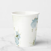 romantische Blumen Pappbecher (Links)