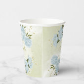 romantische Blumen Pappbecher (Rechts)