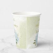 romantische Blumen Pappbecher (Rechts)