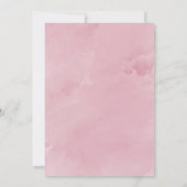 Romantische Blumenbouquet Brunch & Bubbly Einladung (Rückseite)