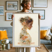 Romantische Blumenfrauen - Silhouette für individu Poster