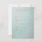 Romantische Blumengerichte UAWG RSVP Karte (Rückseite)