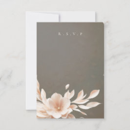 Romantische Blumengerichte UAWG RSVP Karte