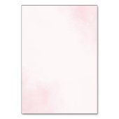 Romantische Blumenhochzeit-Tischnummer Tischnummer (Rückseite)