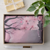 Romantische Blumenkirsche Blossom Seidenpapier (Geschenk)