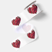 Romantische Blumenkunst Satinband (Rückseite)