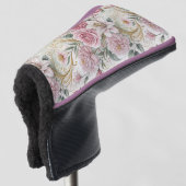 Romantische Blumenmuster Golf Headcover (3/4 Vorderseite)