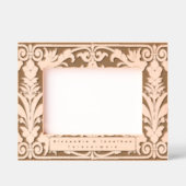 Romantische Blumenmuster Neugeborene Hochzeit Geätzte Rahmen (Vorderseite)