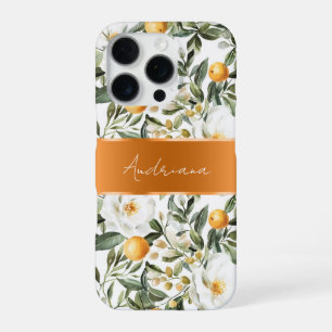 Romantische Blumenorangen Sizilien Italien iPhone 16 Pro Hülle