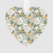 Romantische Blumenorangen Sizilienisch Italienisch Ornament (Rückseite)