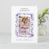 Romantische Blumenrahmen Lila Farbtöne 2 Fotos Programm (Stehend Vorderseite)