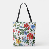 Romantische Blumenstrasse Tasche (Rückseite)
