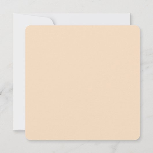 Romantische Blush & Black Floral Wedding Einladung (Rückseite)