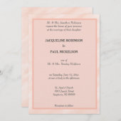 Romantische Blush Graue Wasserfarbe Einladung Hoch