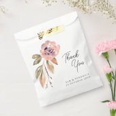 Romantische Blush Mauve Wasserfarbe Geschenktütchen (Versiegelt)