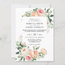 Romantische Blush Pink Peonies Floral Country Hoch
