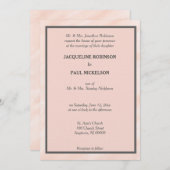 Romantische Blush Watercolor Wash Einladungen für  (Vorne/Hinten)