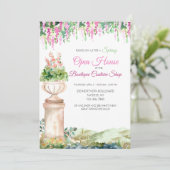 Romantische Blüte mit einladender Atmosphäre Einladung (Stehend Vorderseite)