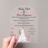 Romantische Blüten Akropolis-Hochzeit Einladung (Insitu (Handheld))