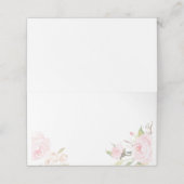 Romantische blütengeflochtene Platzkarten (Außenseite Aufgefaltet)