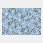 Romantische BlütenhandGezeichnet Multicolor Geschenkpapier Set (Vorderseite)