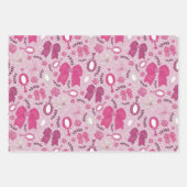 Romantische Bögen und Rose Geschenkpapier Set (Vorderseite)