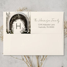 Romantische Boho Botanische Botanische Arch-Hochze