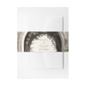 Romantische Boho Botanische Botanische Arch-Hochze Einladungsbanderole (Vorderseite Beispiel)