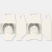 Romantische Boho Botanische Botanische Arch-Hochze Geschenkschachtel (Ungeklappt)