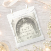 Romantische Boho Botanische Botanische Arch-Hochze Geschenktütchen (Ausgeschnitten)