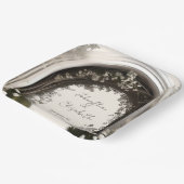 Romantische Boho Botanische Botanische Arch-Hochze Pappteller (Gewinkelt)