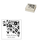 Romantische Boho Rustikale Wildblumen Hochzeit Gummistempel (Stempel)