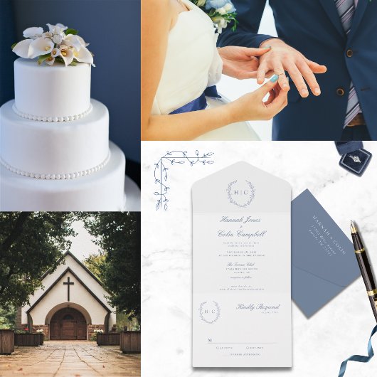 Romantische Botanische Wappen Hochzeit Tischnummer