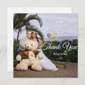 Romantische Braut & Bräutigam Vielen Dank für Ihre (Vorne/Hinten)