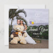 Romantische Braut & Bräutigam Vielen Dank für Ihre (Vorderseite)