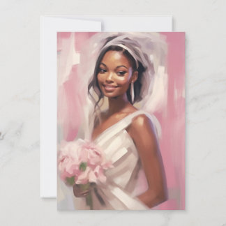 Romantische Braut Einladung