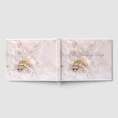 Romantische Braut und Bräuche feiern Hochzeitstag Gästebuch (Voll)