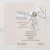 Romantische Brautdusche Einladung (Vorne/Hinten)